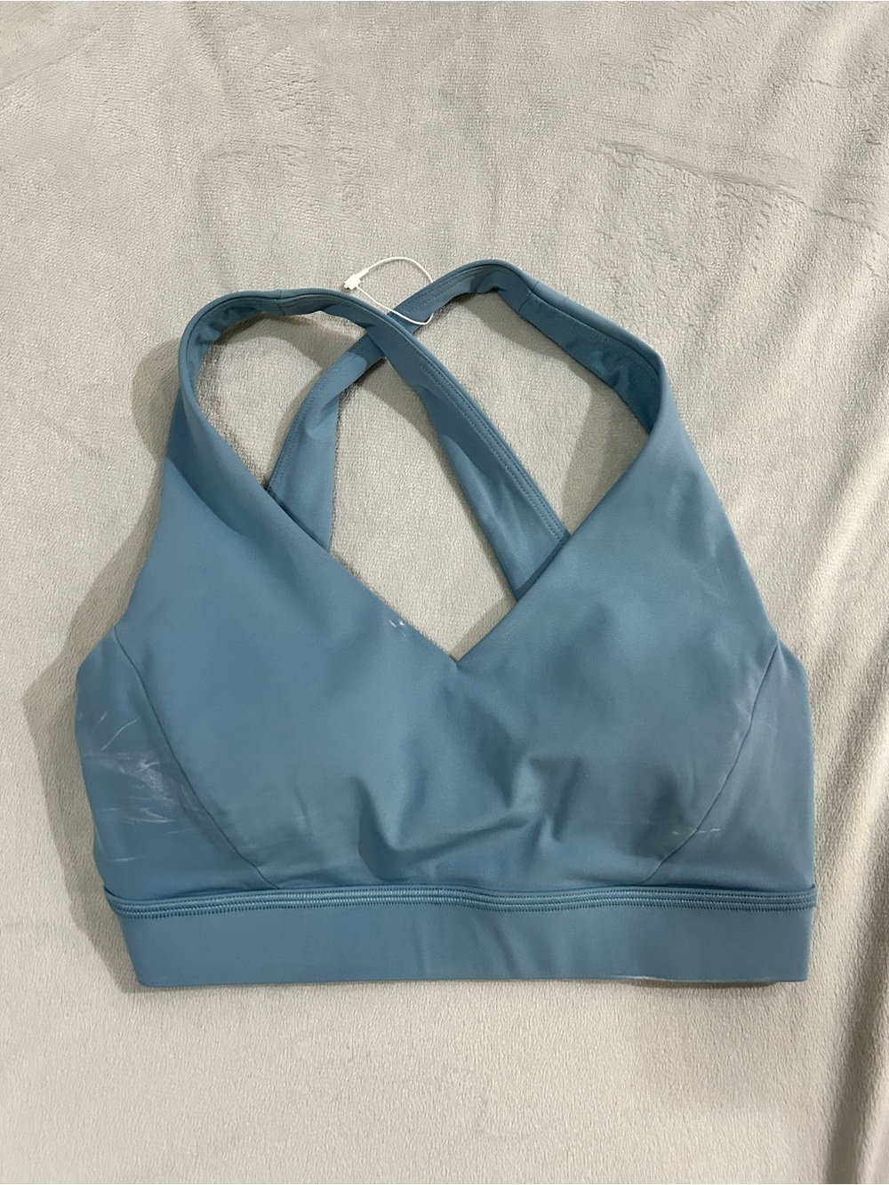 Lululemon Envital Light Blue Cross-Back Sports Bra